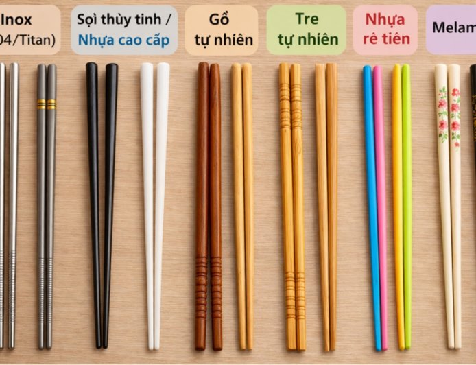 Loại đũa nào an toàn nhất để sử dụng?