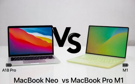 So sánh MacBook Neo và Macbook pro M1