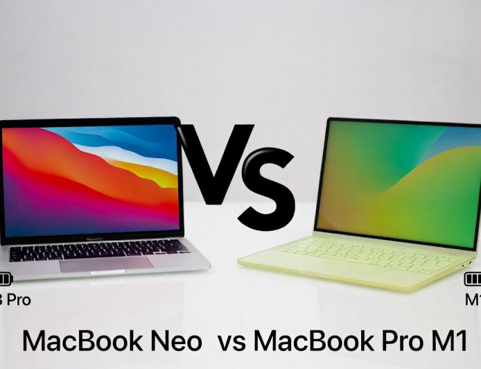 So sánh MacBook Neo và Macbook pro M1