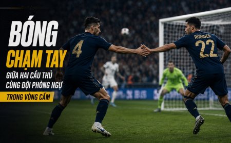 Bóng chạm tay cầu thủ đội phòng ngự khi phá bóng có bị thổi phạt đền?