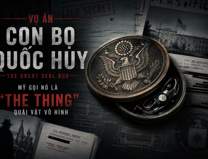 Phù điêu treo tường Liên Xô tặng cho đại sứ quán Mĩ  - Thiết bị nghe lén vượt xa thời đại
