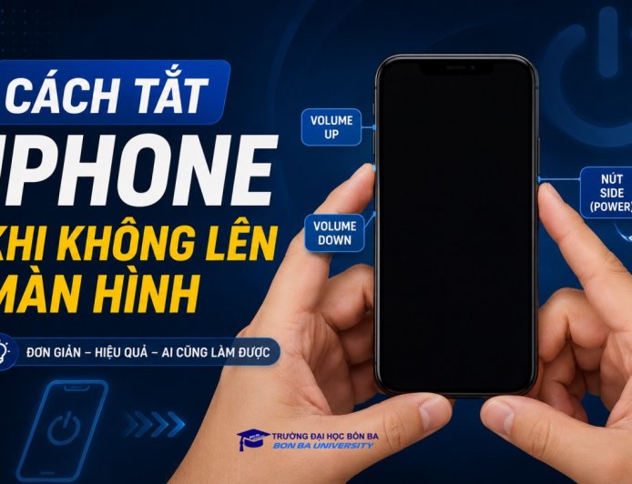 Cách tắt Iphone khi không lên màn hình